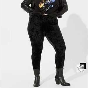 Torrid Velvet Leggings